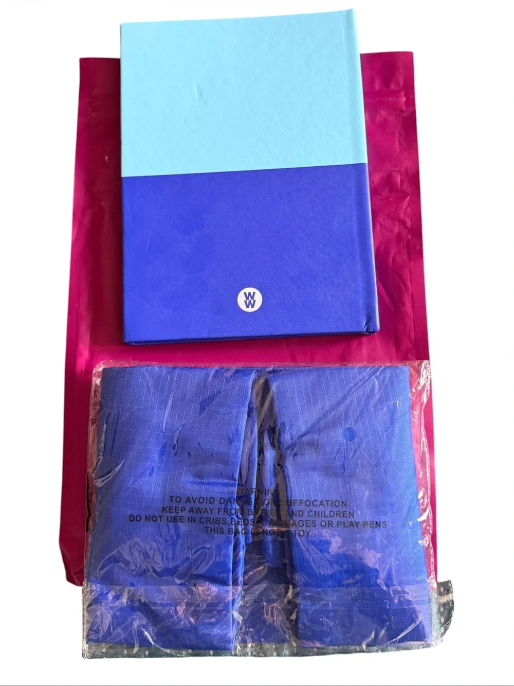 WW Branded Blue Tote Bag and Journal Set